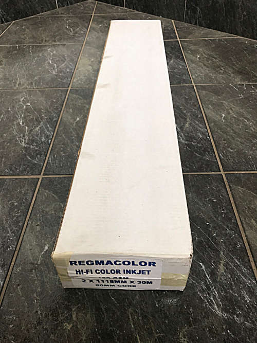 Printer Paper Printing Paper REGMACOLOR 180GSM 2x1119mm x 30m 50mm